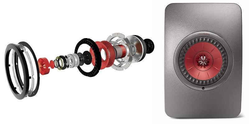 Стереопара акустической системы KEF LS50 Wireless Серый Титан