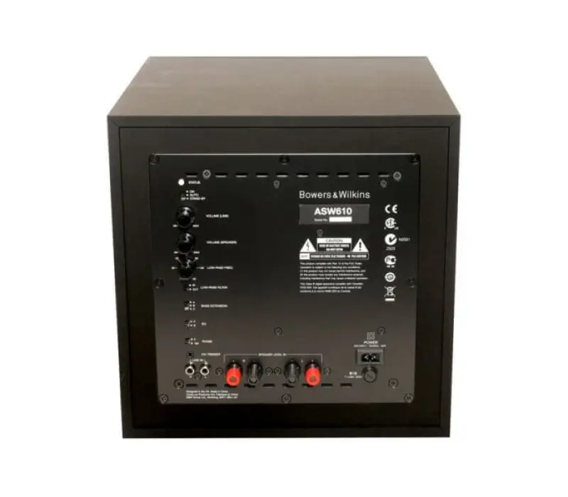 BOWERS & WILKINS Сабвуфер ASW610 ЧЕРНЫЙ, Kinodrive.kz — фото 5