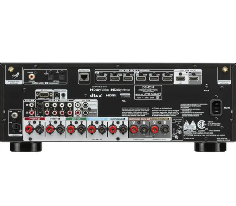 DENON AV-ресивер AVR-X2800H ЧЕРНЫЙ, Kinodrive.kz &mdash; фото 3