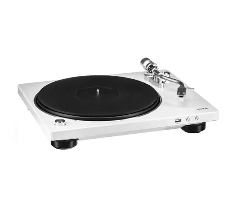 DENON Проигрыватель винила DP-450USB БЕЛЫЙ, Kinodrive.kz &mdash; фото 6
