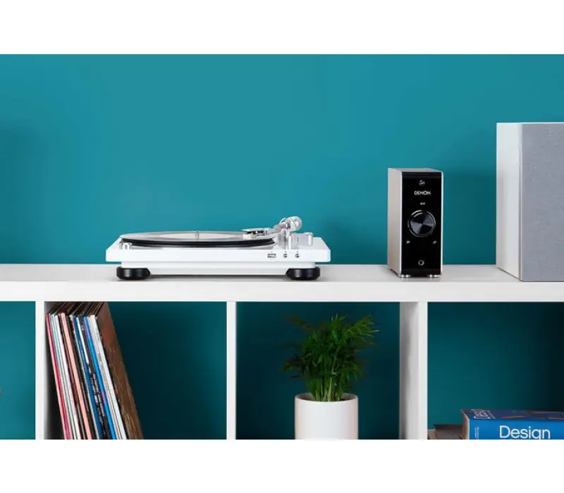 DENON Проигрыватель винила DP-450USB БЕЛЫЙ, Kinodrive.kz &mdash; фото 7