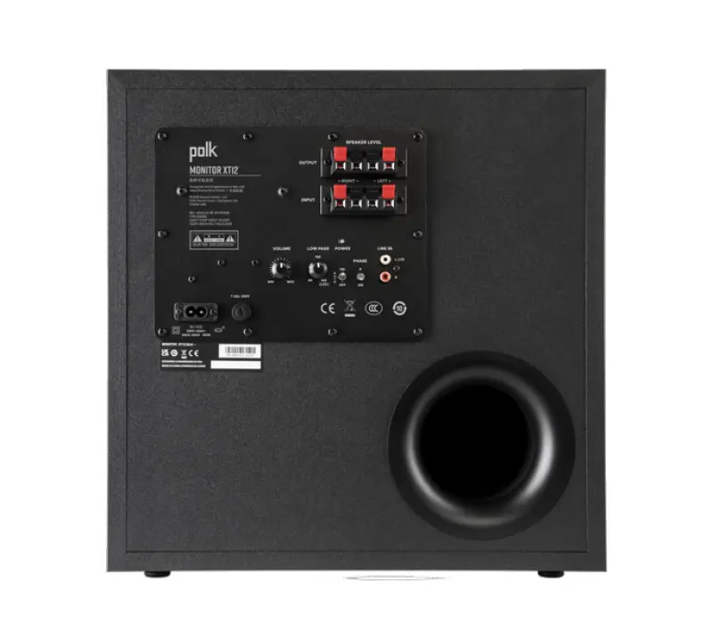 POLK AUDIO Акустическая система MXT12 ЧЕРНЫЙ, Kinodrive.kz — фото 6