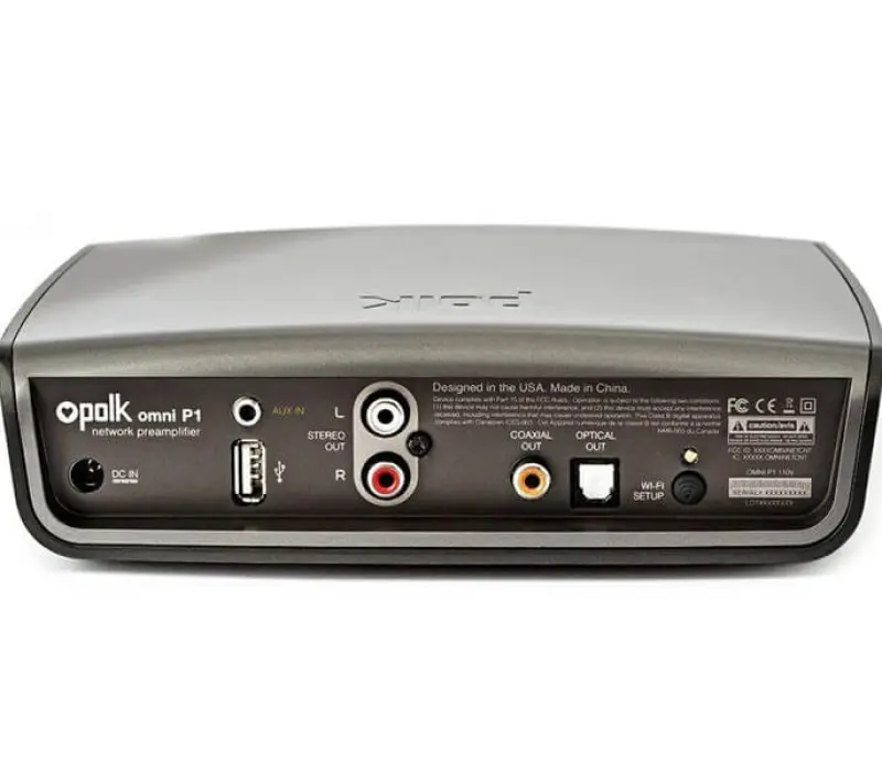POLK AUDIO Цифро-аналоговый преобразователь OMNI P1 INTL СЕРЕБРО, Kinodrive.kz &mdash; фото 3
