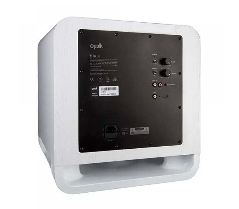 POLK AUDIO Сабвуфер HTS SUB 10 БЕЛЫЙ, Kinodrive.kz &mdash; фото 5