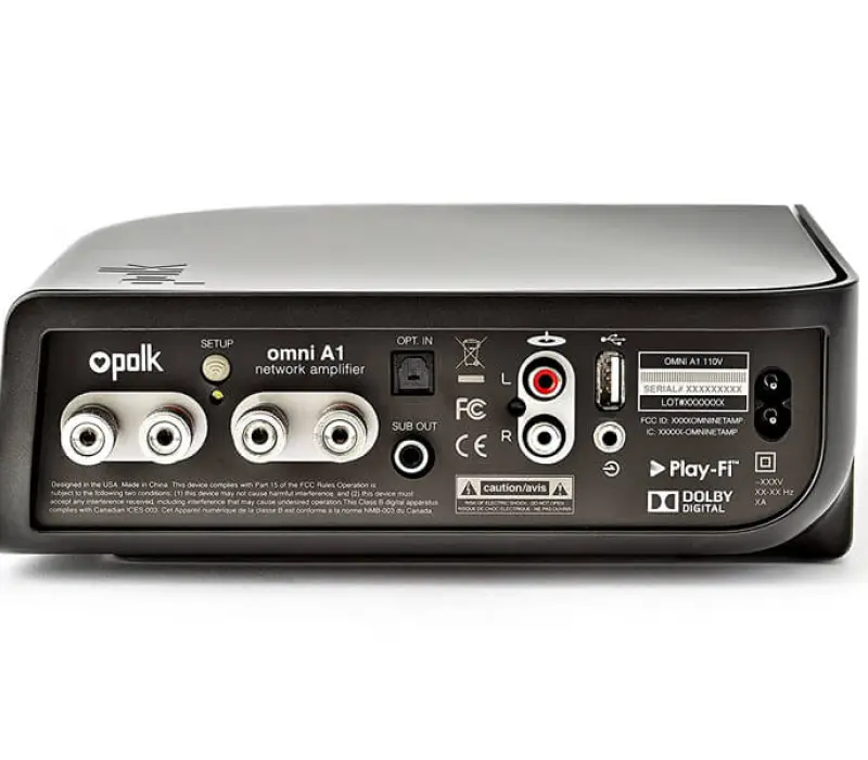 POLK AUDIO Усилитель Omni A1 Серебро, Kinodrive.kz — фото 2