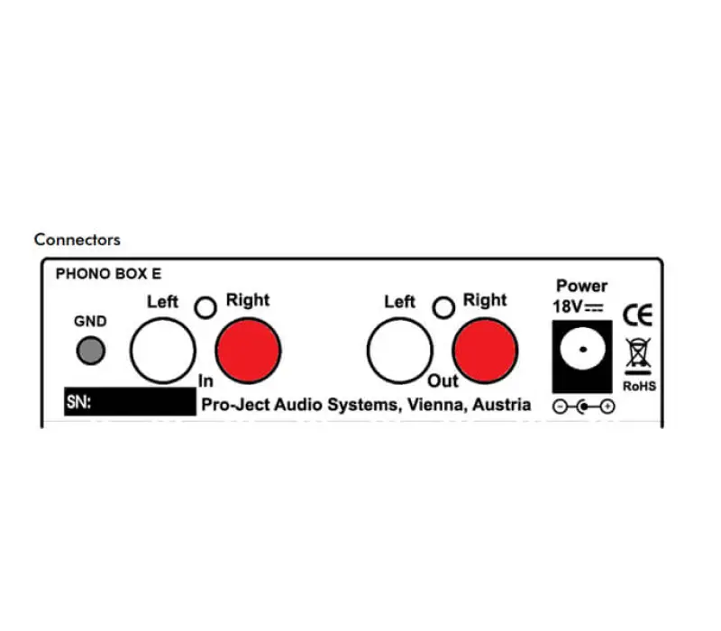 PRO-JECT Фонокорректор Phono Box E ЧЕРНЫЙ EAN:9120050436350, Kinodrive.kz — фото 3