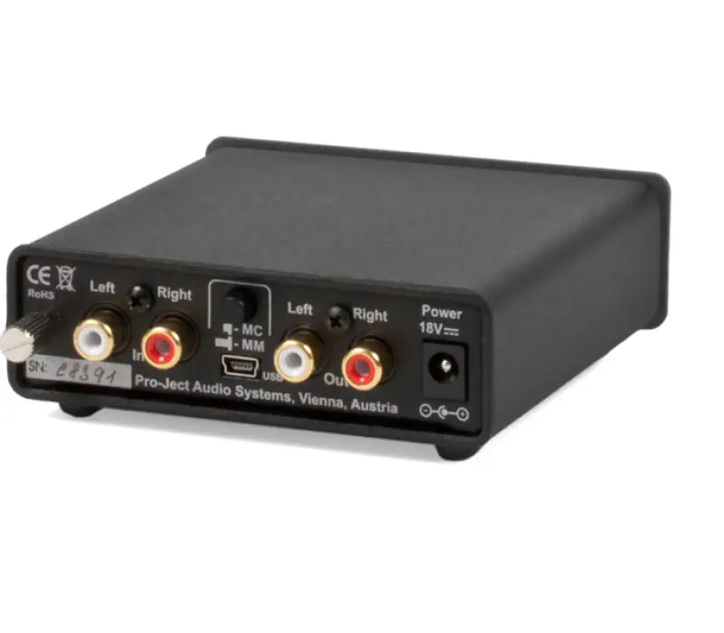 PRO-JECT Фонокорректор Phono Box USB ЧЕРНЫЙ EAN:9120035827128, Kinodrive.kz &mdash; фото 2