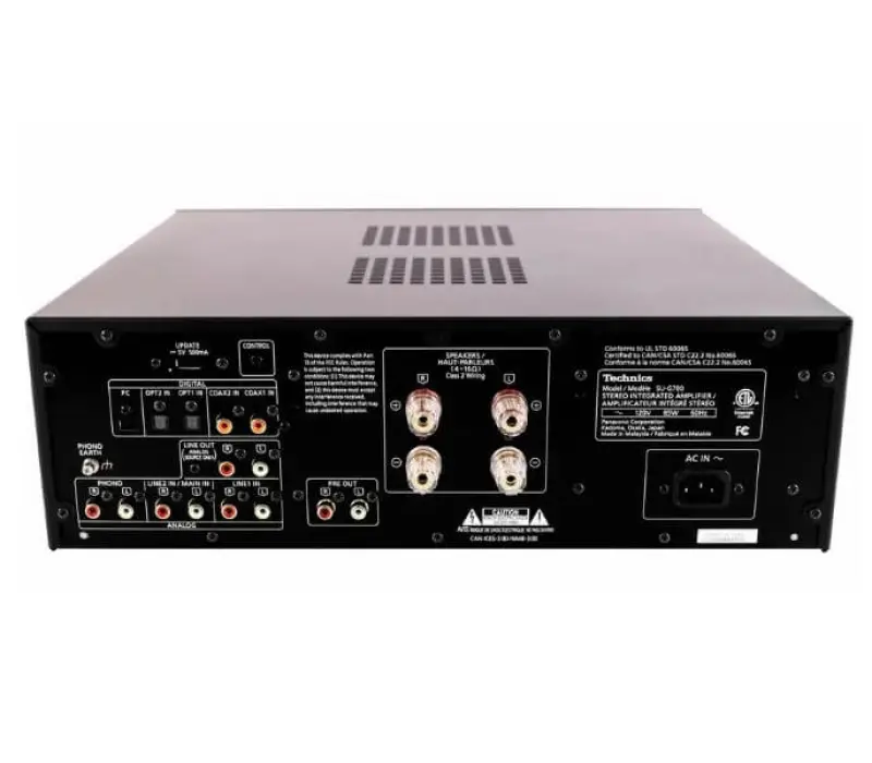 TECHNICS Усилитель SU-G700M2EEK ЧЕРНЫЙ, Kinodrive.kz — фото 4