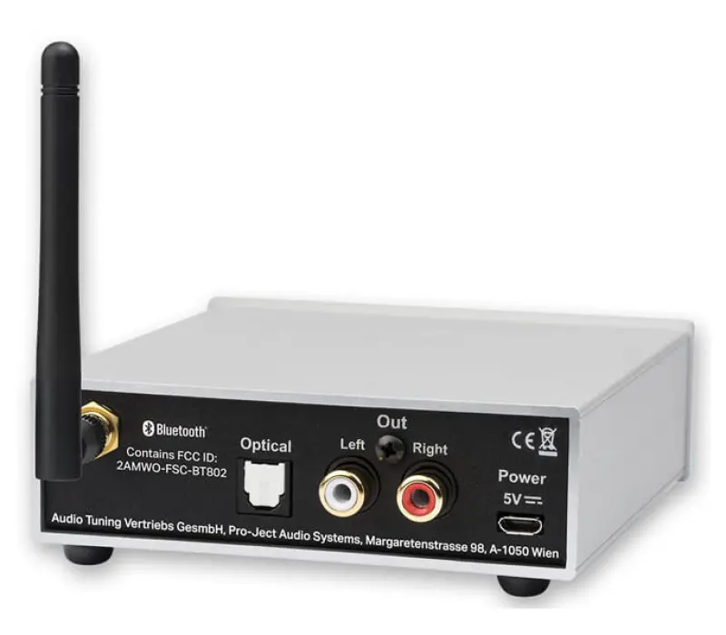 PRO-JECT BT Ресивер BT BOX S2 HD ЧЕРНЫЙ EAN:9120097828217, Kinodrive.kz &mdash; фото 2