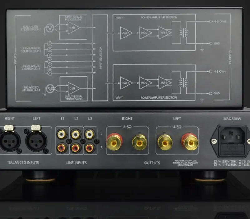 QUALITON Усилитель A35 ЧЕРНЫЙ, Kinodrive.kz — фото 5