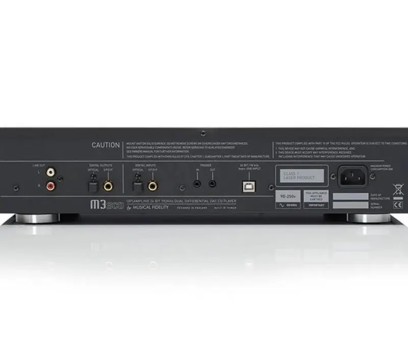 MUSICAL FIDELITY Проигрыватель CD M3S ЧЕРНЫЙ EAN:9120082385756, Kinodrive.kz &mdash; фото 2