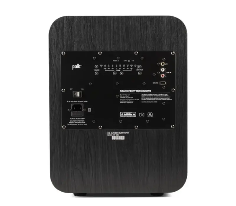 POLK AUDIO Сабвуфер Sig Elite ES10 Sub ЧЕРНЫЙ, Kinodrive.kz &mdash; фото 5