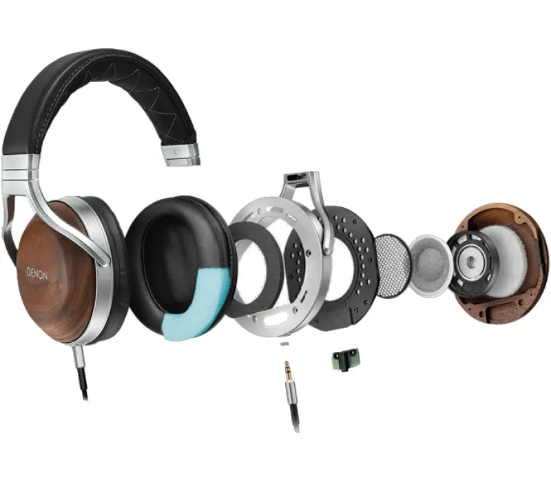 DENON Наушники AHD7200EM ДЕРЕВО, Kinodrive.kz &mdash; фото 6