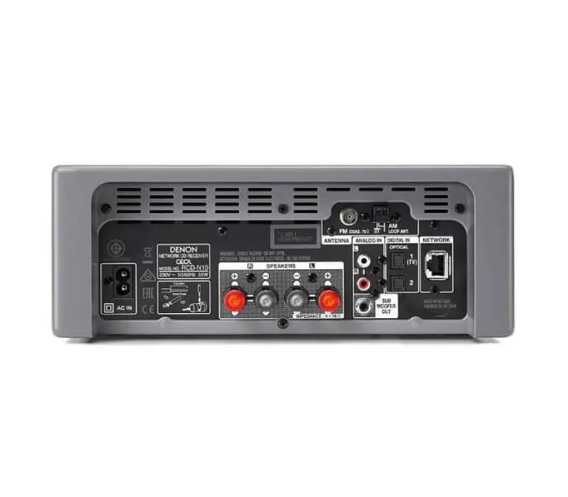DENON CD-ресивер RCD-N10 СЕРЫЙ, Kinodrive.kz &mdash; фото 5