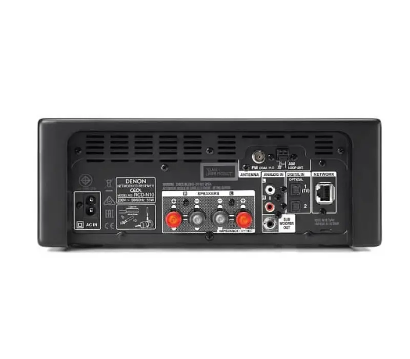 DENON CD-ресивер RCD-N10 ЧЕРНЫЙ, Kinodrive.kz &mdash; фото 4
