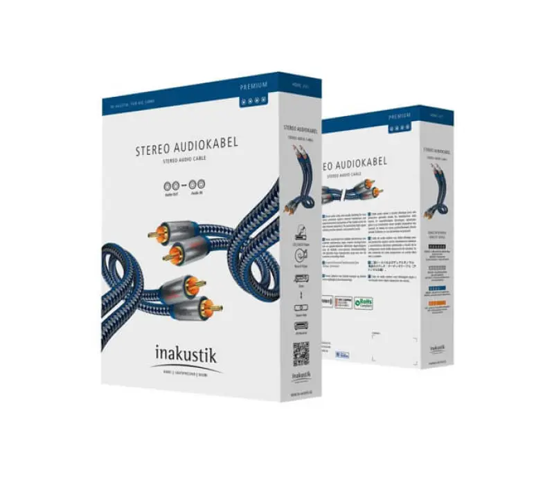 inakustik Кабель 2RCA-2RCA Premium Audio Stereo 1.5m EAN:4001985507795, Kinodrive.kz — фото 2