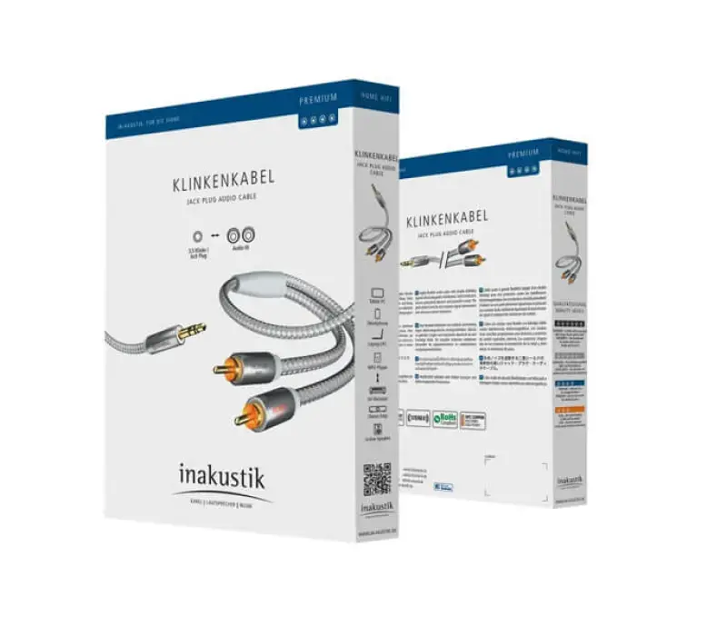 inakustik Кабель MiniJack-2RCA Premium 1.5m EAN:4001985507887, Kinodrive.kz — фото 2