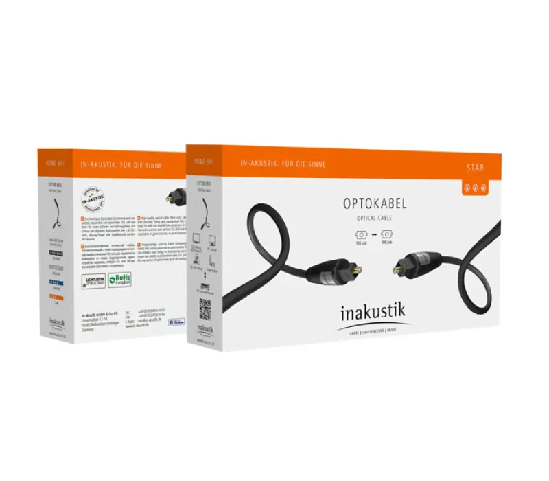 inakustik Кабель OPTO Toslink Star 3m EAN:4001985511297, Kinodrive.kz — фото 2