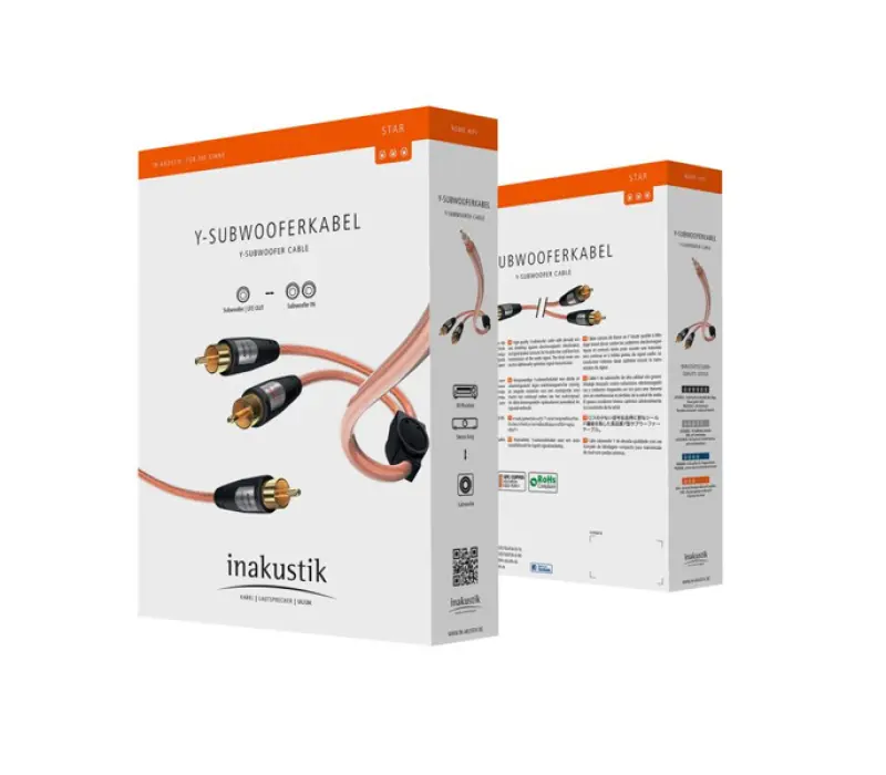 inakustik Кабель RCA-2RCA Star Audio YSub 7.5m EAN:4001985511211, Kinodrive.kz — фото 2