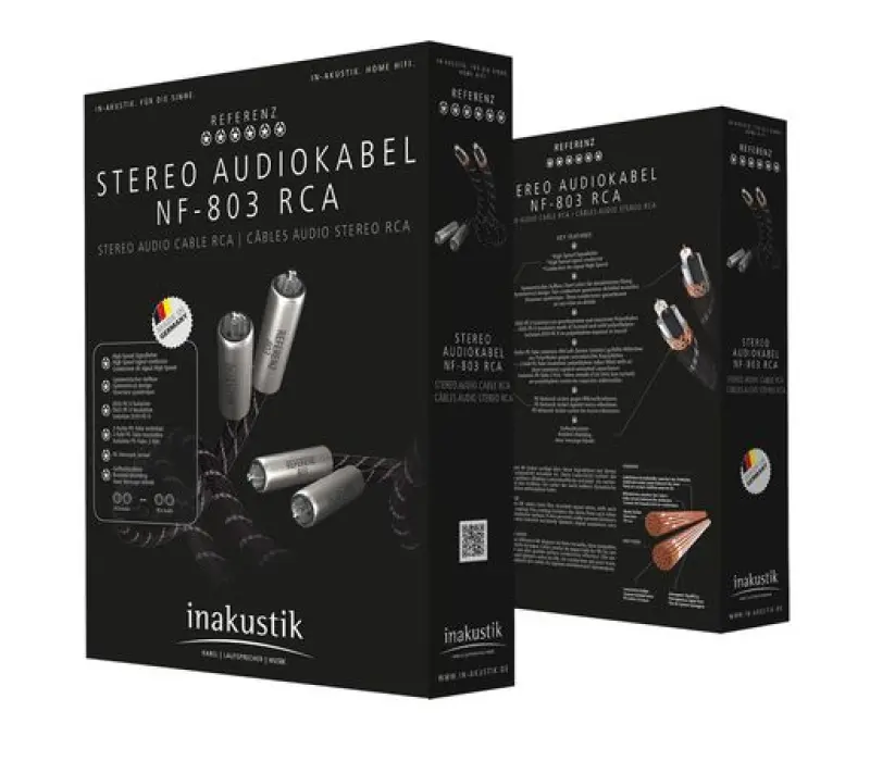 inakustik Кабель Reference NF-803 Audio Cable | RCA 0,75m EAN:4001985508570, Kinodrive.kz — фото 1