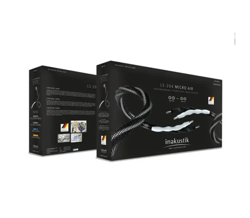 inakustik Кабель акустический Reference LS-204 Micro AIR Set 2x3,0m BFA Banana EAN:4001985519590, Kinodrive.kz &mdash; фото 2