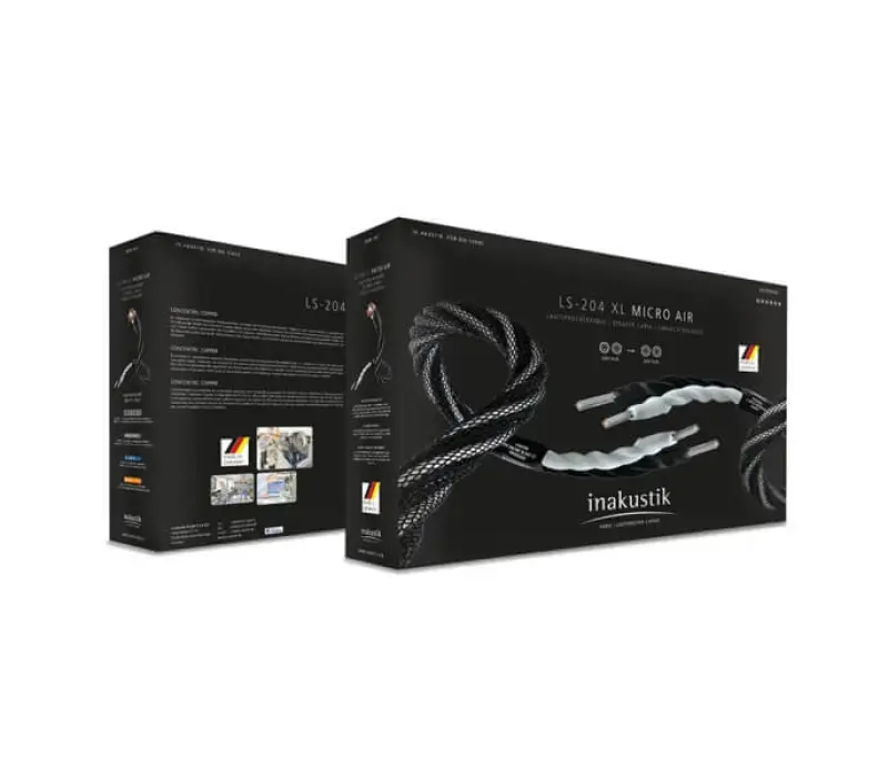 inakustik Кабель акустический Reference LS-204 XL Micro AIR Set 2x3,0m BFA Banana EAN:4001985519620, Kinodrive.kz &mdash; фото 2