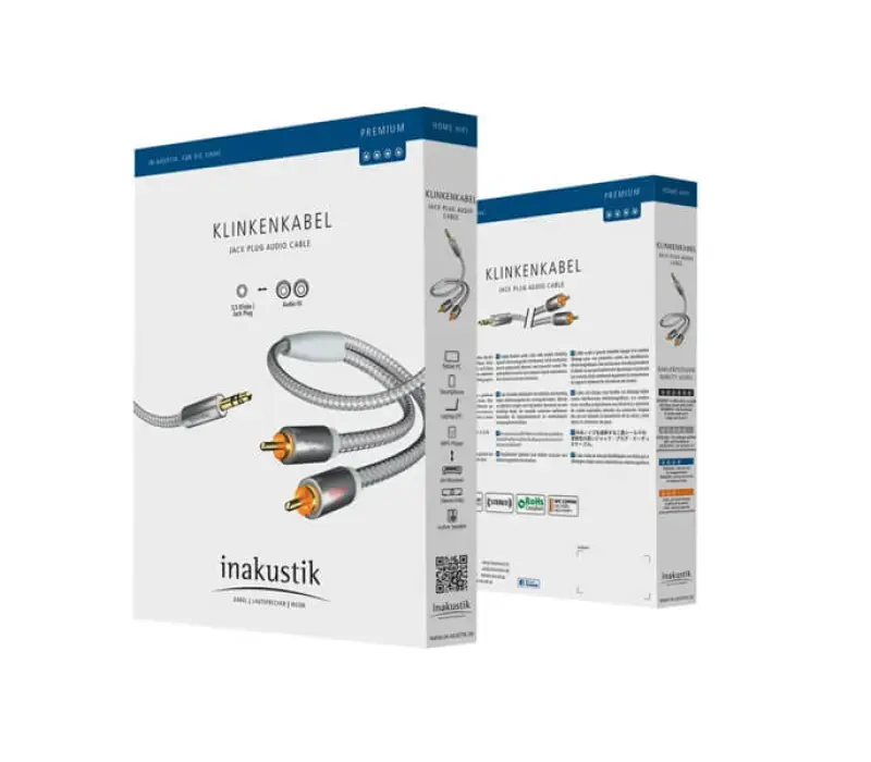 inakustik Кабель MiniJack-2RCA Premium 3m EAN:4001985507894, Kinodrive.kz — фото 2