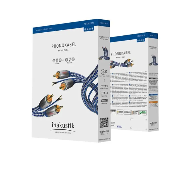 inakustik Кабель PHONO RCA-RCA Premium II 2m EAN:4001985513567, Kinodrive.kz — фото 2
