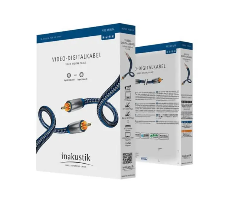 inakustik Кабель Prem II Digital Coax 1m EAN:4001985507931, Kinodrive.kz — фото 2