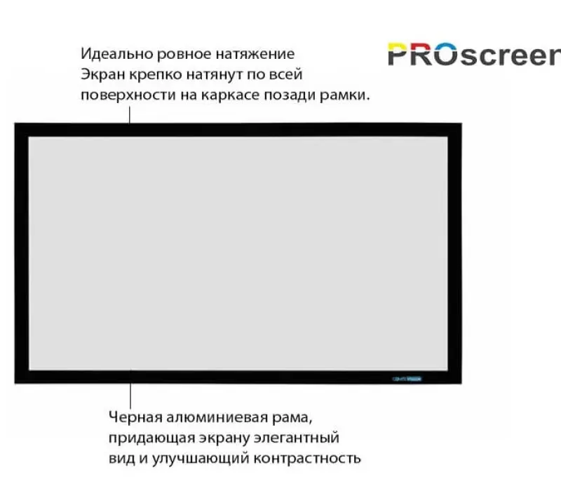 PROscreen Экран для проектора FCF9092 Dual Version HD (2032х1143), Kinodrive.kz &mdash; фото 2