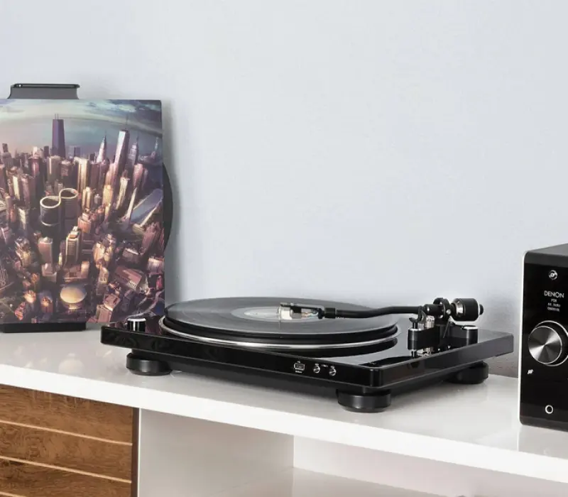DENON Проигрыватель винила DP-450USB ЧЕРНЫЙ, Kinodrive.kz &mdash; фото 2