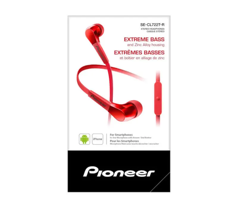 Pioneer Наушники SE-CL722T-R, Kinodrive.kz — фото 2