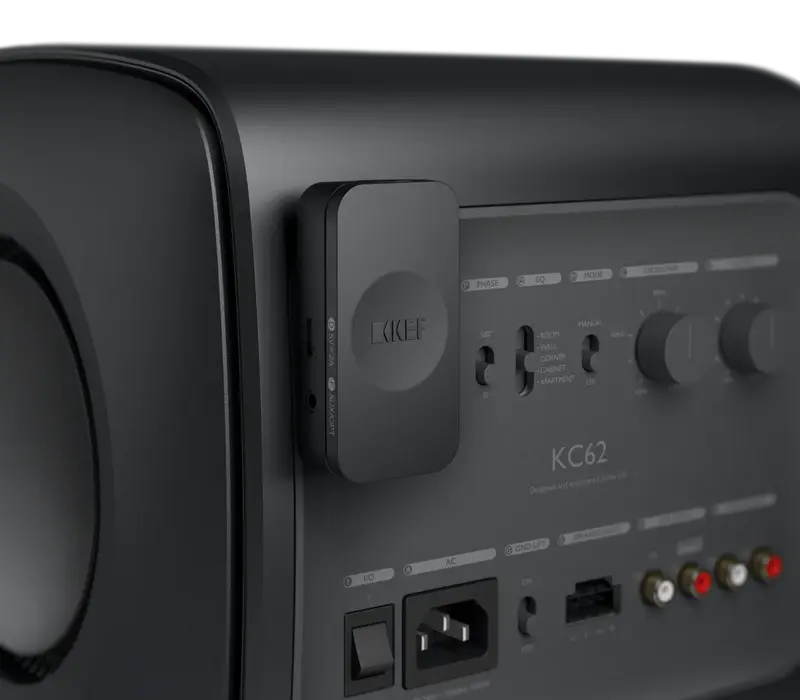 KEF Приемник для беспроводного подключения сабвуфера KW2 ЧЕРНЫЙ EAN:0637203219252, Kinodrive.kz — фото 3