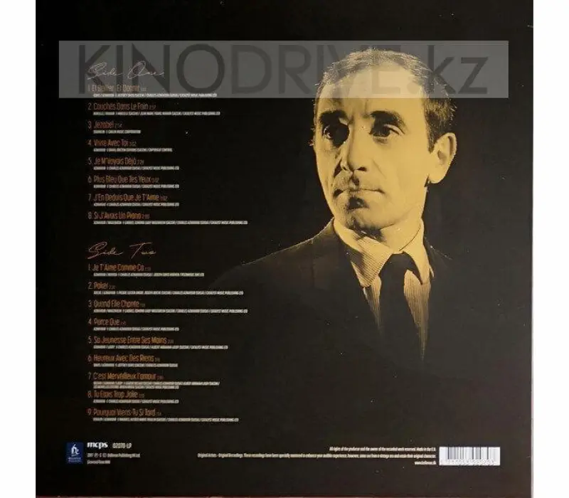 Виниловая пластинка CHARLES AZNAVOUR - Chansons Preferees, Kinodrive.kz — фото 2