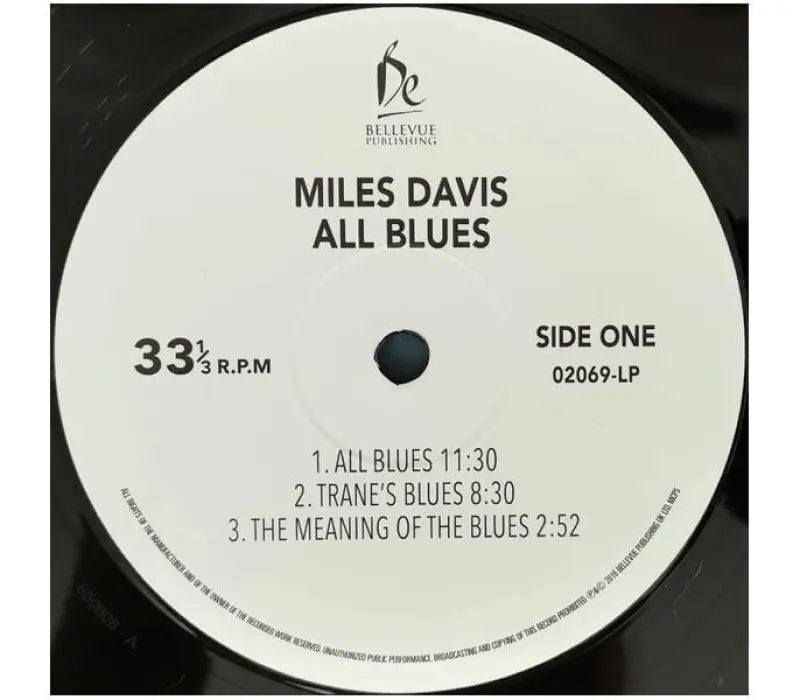 Виниловая пластинка Miles Davis – All Blues, Kinodrive.kz — фото 3