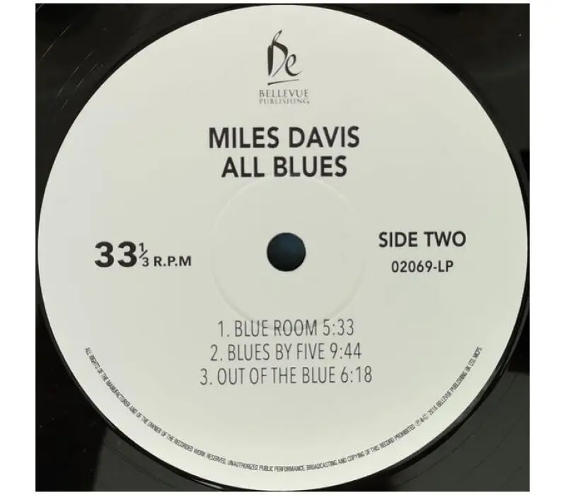 Виниловая пластинка Miles Davis – All Blues, Kinodrive.kz — фото 4