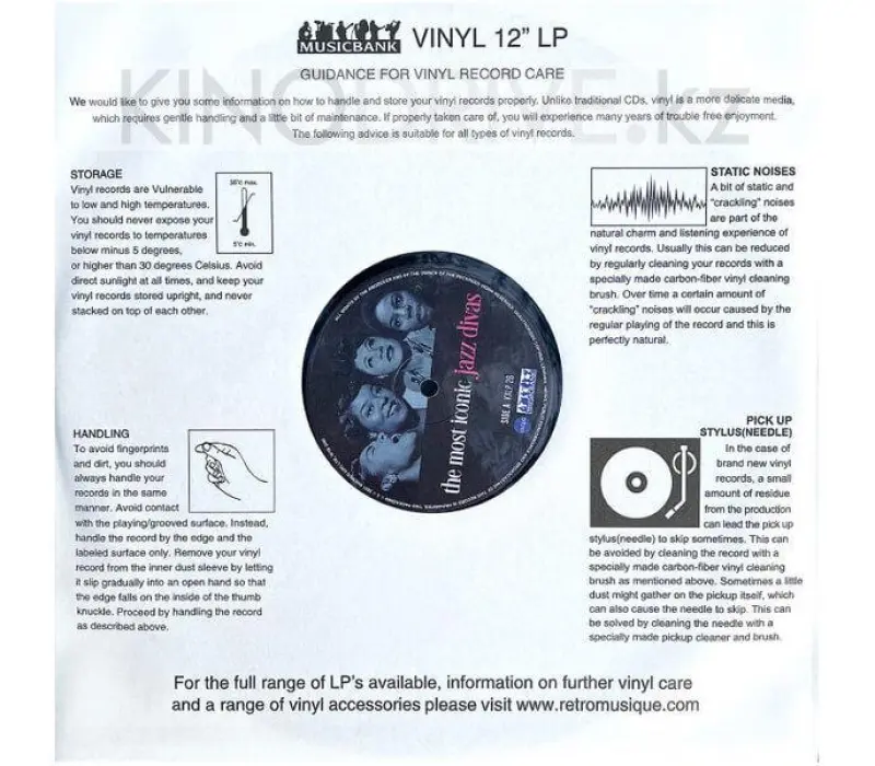 Виниловая пластинка VARIOUS ARTISTS - The Most Iconic Jazz Divas, Kinodrive.kz — фото 5