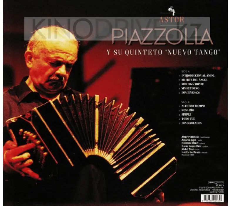 Виниловая пластинка Piazzolla, Astor-Nuestro Tiempo: Vinyl Passion, Kinodrive.kz — фото 2