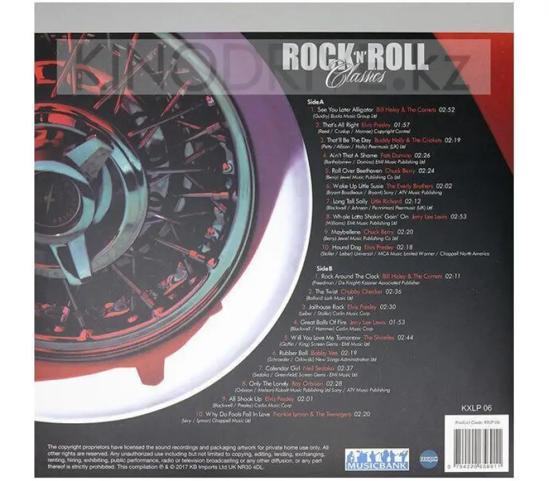 Виниловая пластинка VARIOUS ARTISTS – Rock 'N' Roll Classics, Kinodrive.kz — фото 4