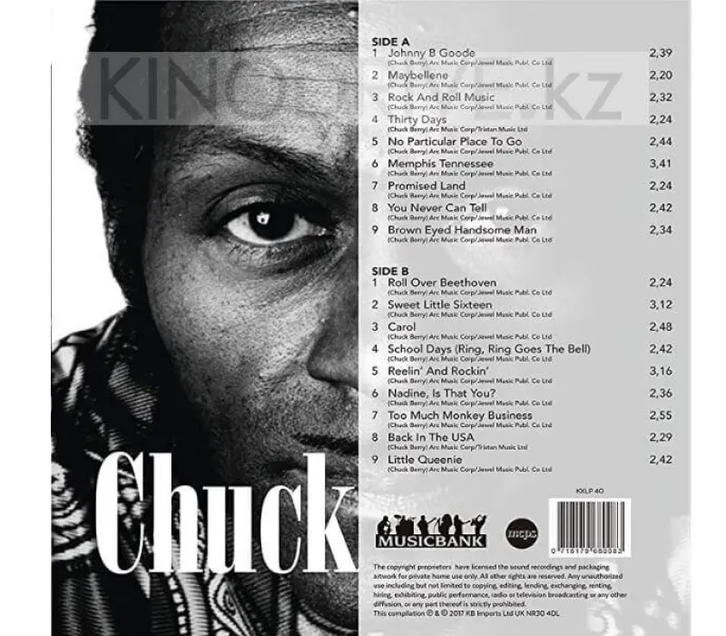 Виниловая пластинка BERRY CHUCK: THE ULTIMATE ROCK N ROLL HERO, Kinodrive.kz — фото 2