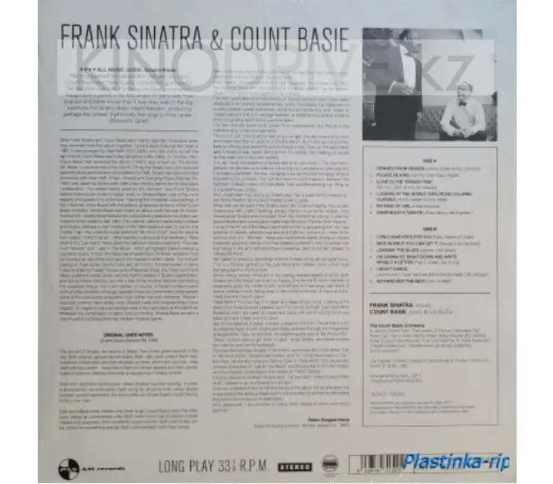 Виниловая пластинка Frank Sinatra & The Count Basie Orchestra - Sinatra - Basie: Pan Am Records, Kinodrive.kz — фото 2