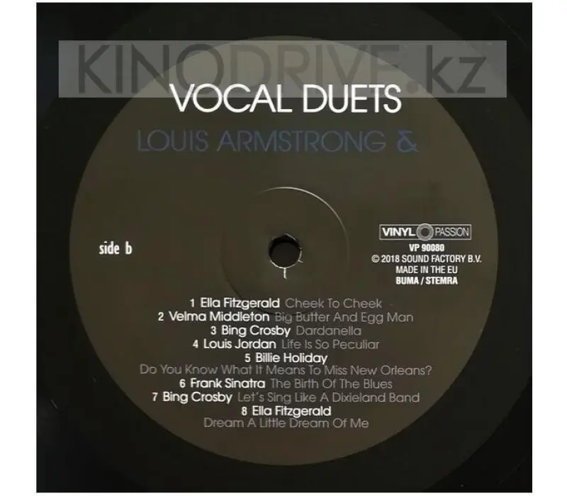 Виниловая пластинка ARMSTRONG, LOUIS - VOCAL DUETS Hq Label: Vinyl Passion, Kinodrive.kz — фото 4