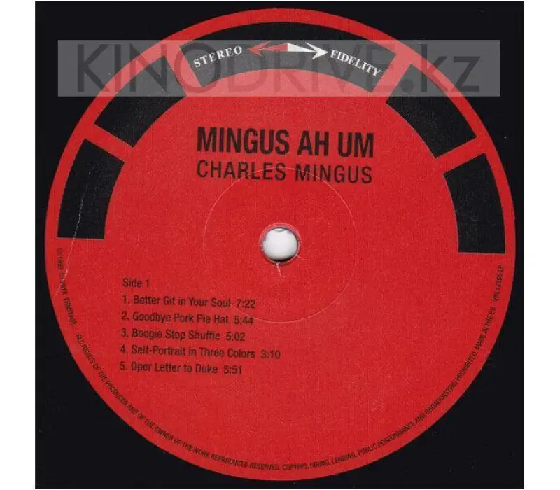 Виниловая пластинка MINGUS CHARLES – Mingus Ah Um, Kinodrive.kz — фото 2