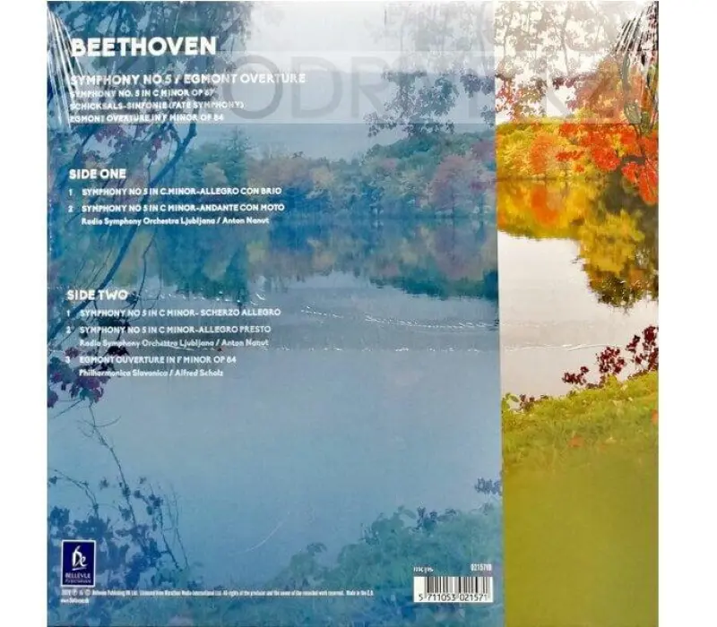 Виниловая пластинка Ludwig van Beethoven – SYMPHONY NO 5 / EGMONT OVERTURE, Kinodrive.kz — фото 2