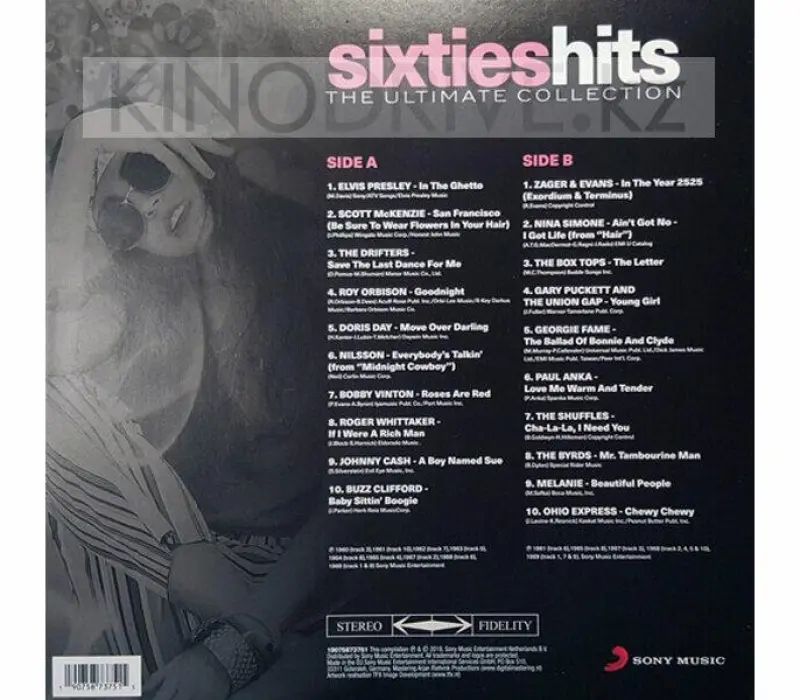 Виниловая пластинка VARIOUS ARTISTS - Sixties Hits - The Ultimate Collection, Kinodrive.kz — фото 2