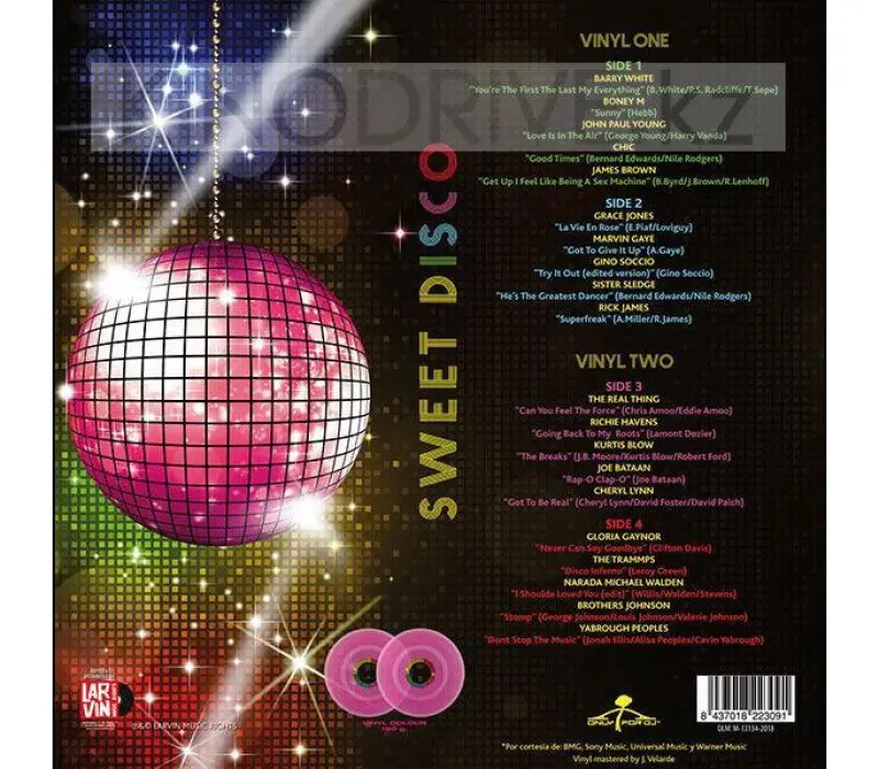 Виниловая пластинка VARIOUS ARTISTS - Sweet Disco, Kinodrive.kz — фото 2