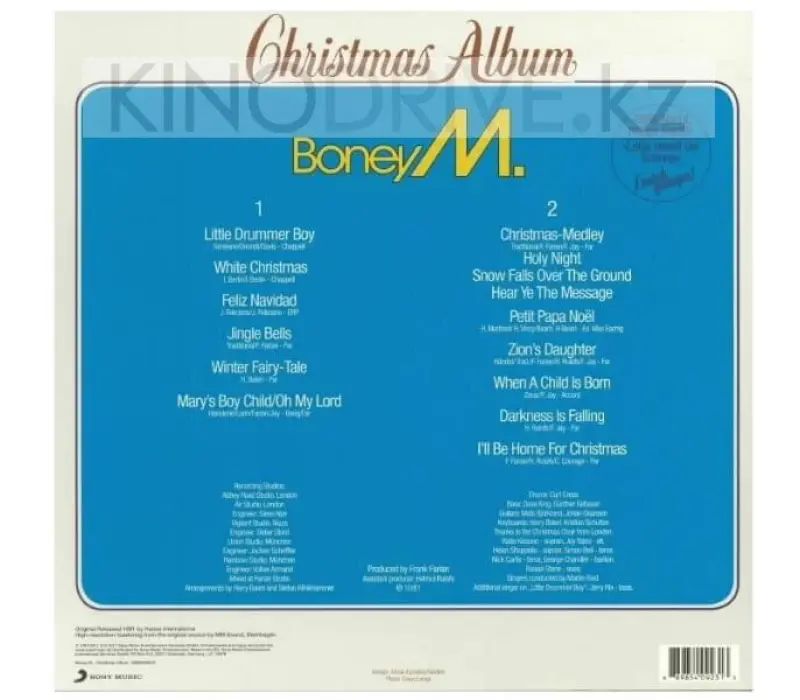 Виниловая пластинка BONEY M: CHRISTMAS ALBUM, Kinodrive.kz — фото 2