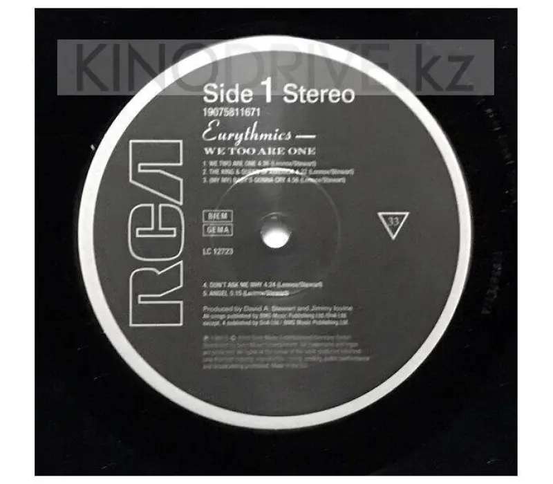 Виниловая пластинка EURYTHMICS - We Too Are One, Kinodrive.kz — фото 4