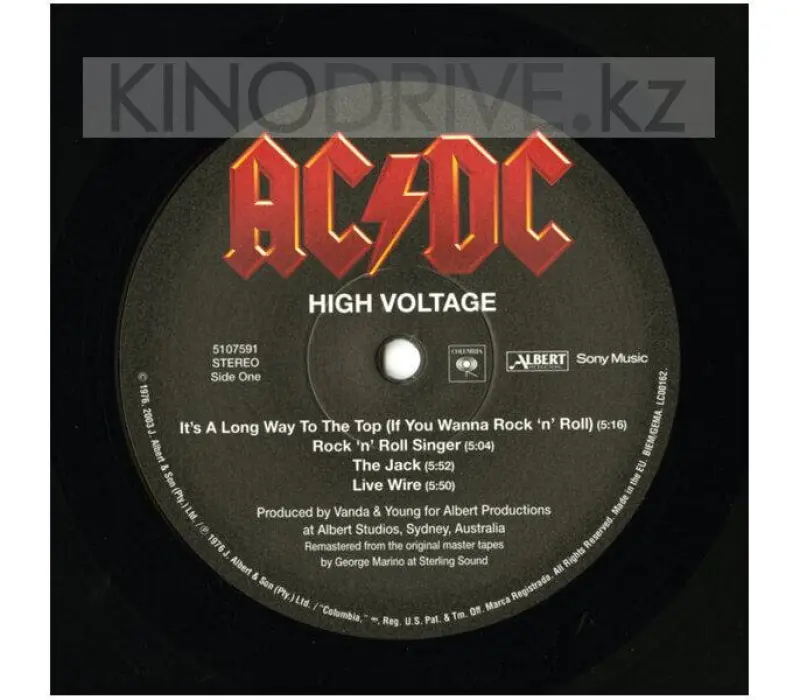 Виниловая пластинка AC/DC – High Voltage, Kinodrive.kz — фото 2