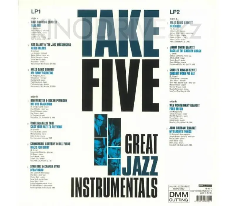 Виниловая пластинка Various Artists – Take Five - Great Jazz Instrumentals: Vinyl Passion, Kinodrive.kz — фото 2